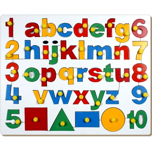 AL-48 Alphabet Tray With Numbers and Shapes