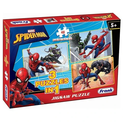 Marvel Spiderman 3 in 1 – 48 Pcs Puzzle